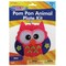 Creativity Street Pom Pon Animal Plate Kit, Owl, 7'' x 8'' x 1'', 6PK PAC5715 - alternate 2